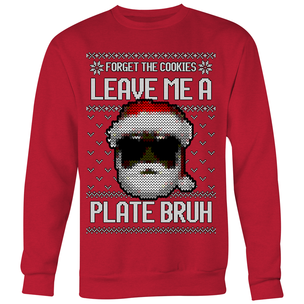 Holiday Sweatshirt Black Santa