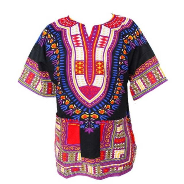 Traditional African Dashiki - Black