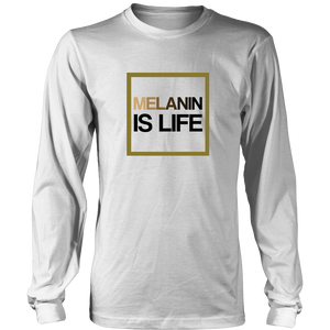 Melanin Is Life Signature Long Sleeve T-Shirt