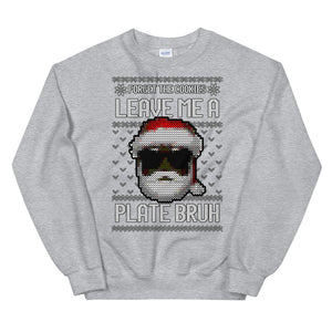 Holiday Sweatshirt - Black Santa