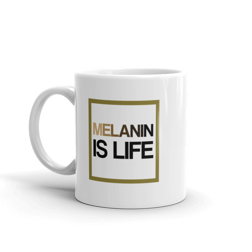 Melanin Is Life Signature Mug
