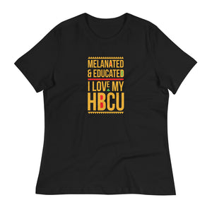 Melanated & Educated - I Love My HBCU T-Shirt