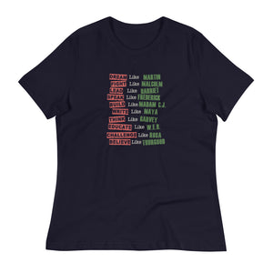 Fight Like Melanin Icons T-Shirt